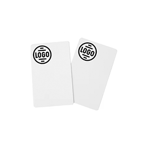 Carte NFC blanche personnalisable avec son logo 5,4 x 8,5 cm