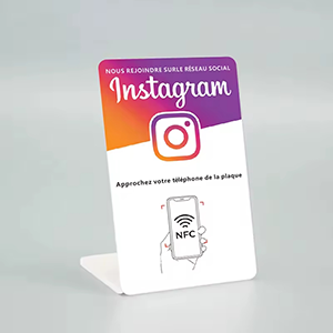 Présentoir NFC Instagram