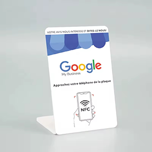 Présentoir NFC Google My Business